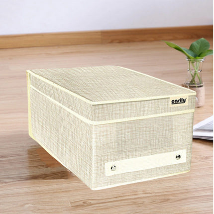 Scatola porta abiti con coperchio porta documenti oggetti contenitore organizer per casa ufficio 18x33x15 cm - enzoled