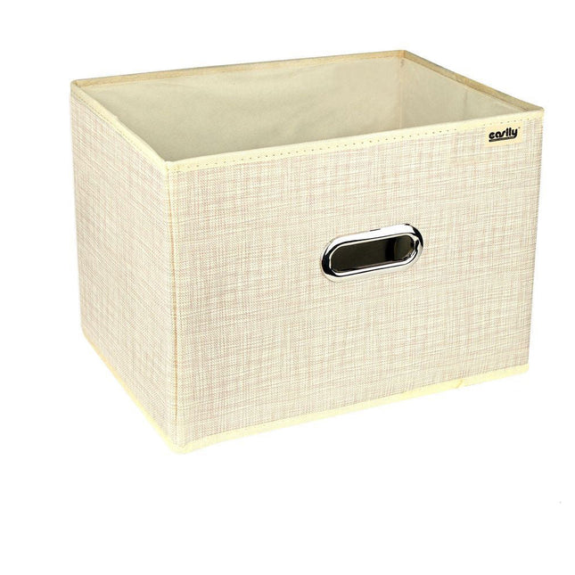 Scatola porta abiti porta documenti oggetti contenitore organizer per casa ufficio 23x23x33 cm - enzoled