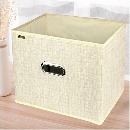 Scatola porta abiti porta documenti oggetti contenitore organizer per casa ufficio 23x23x33 cm - enzoled