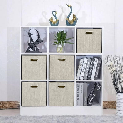 Scatola porta abiti porta documenti oggetti contenitore organizer per casa ufficio 31x31x31 cm - enzoled