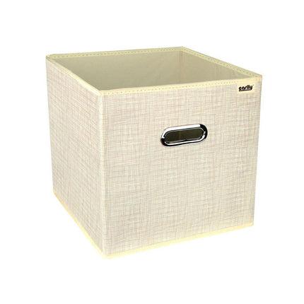Scatola porta abiti porta documenti oggetti contenitore organizer per casa ufficio 25x25x25x cm - enzoled