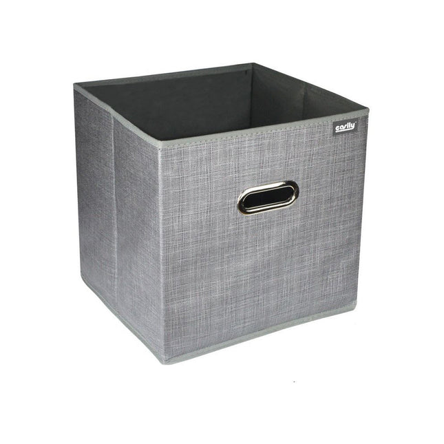 Scatola porta abiti porta documenti oggetti contenitore organizer per casa ufficio 25x25x25x cm - enzoled