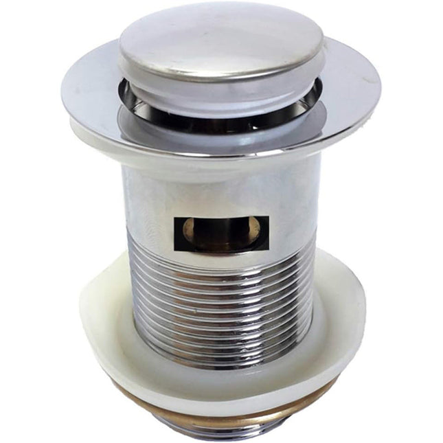 Piletta di scarico universale 1/4 in ottone per lavandino pop-up tappo a pressione 85 mm - enzoled