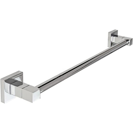 Porta asciugamano moderno da muro in acciaio fissaggio con viti o senza viti porta asciugamani 40 e 62 cm arredo bagno - enzoled