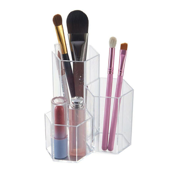 Organizer cosmetici porta trucchi creme 3 scomparti in ABS organizzatore make up - enzoled