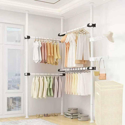 Portabiti pieghevoli in tessuto, beige o grigio, per armadio e lavanderia scatola contenitore cesto portabiancheria salvaspazio per abiti organizer - enzoled