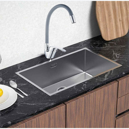 Rubinetto da cucina a canna alta flessibile ricoperta in silicone miscelatore da lavello orientabile - enzoled