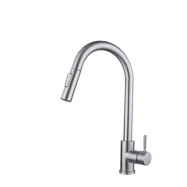 Rubinetto da cucina miscelatore touch con doccetta estensibile per lavello 2 modalità di getto canna alta - enzoled