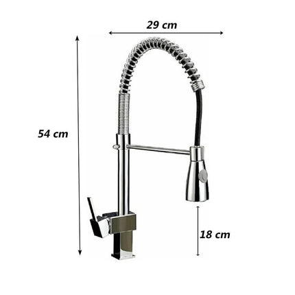 Rubinetto per lavello da cucina miscelatore a canna miscelatore da cucina 2 modalità di getto - enzoled