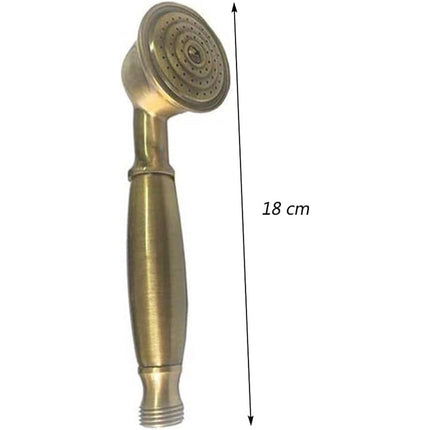 Rubinetto per bagno miscelatore doppio comando lavabo bidet vasca doccia in ottone bronzo opaco modello ROMA - enzoled