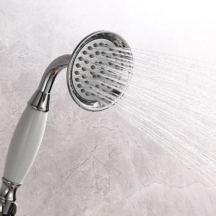 Soffione stile retrò con tubo flessibile da 1,8 metri doccetta a telefono con filtro doccia per bagno con supporto staffa a muro - enzoled