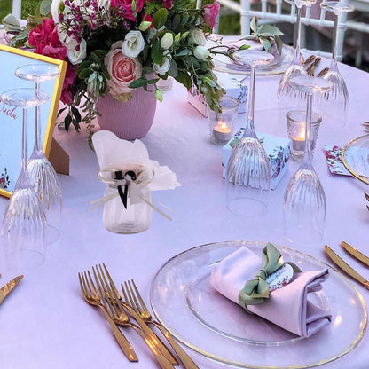 Barattolino portaconfetti in vetro con tappo in sughero velo bianco nastrino beige per matrimonio sposi 12 bomboniere segnaposto confettata - enzoled