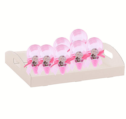 Portaconfetti a Forma di Gelato 12 Pezzi per Battesimo Nascita confettata Scatola Confetti bomboniere segnaposto - enzoled