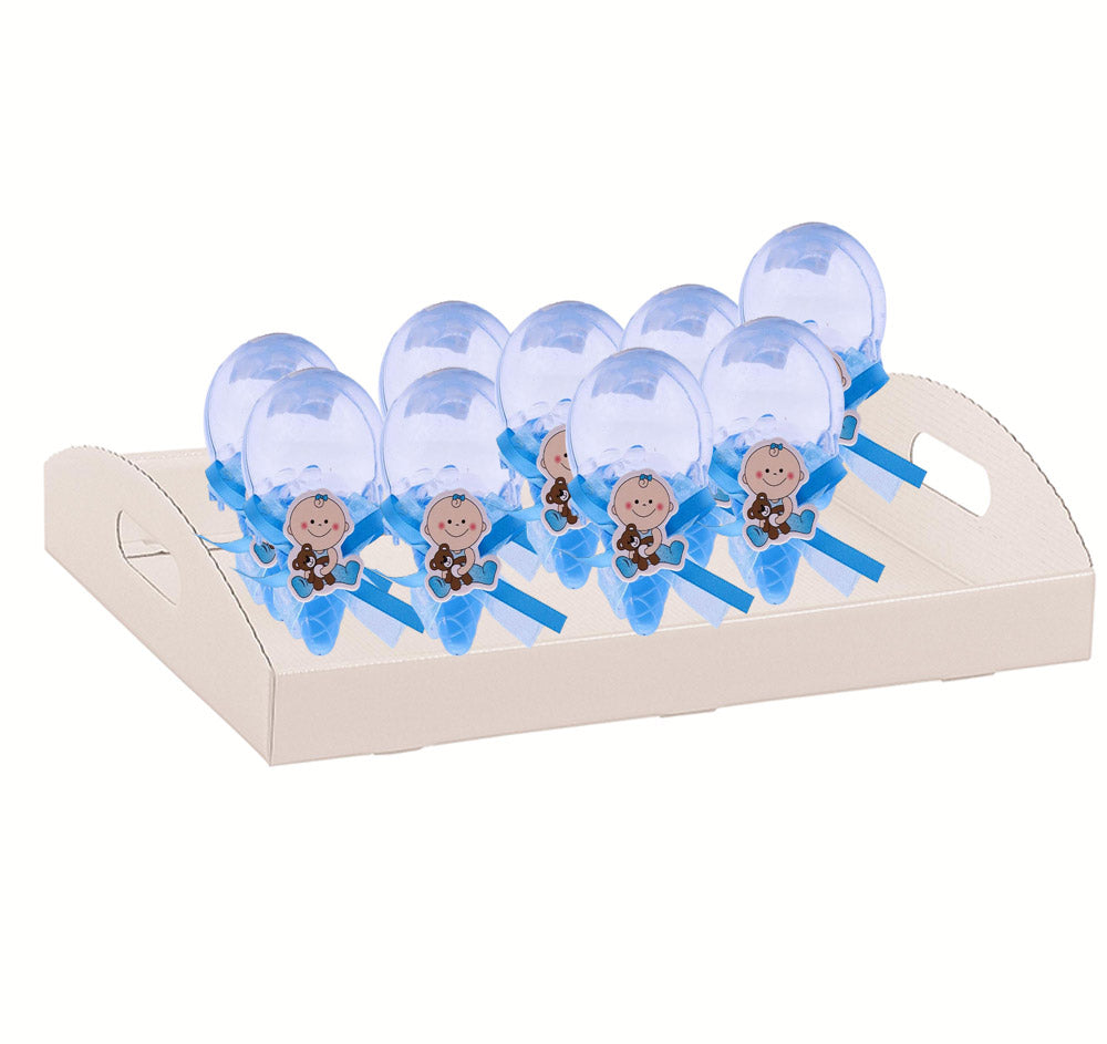 Portaconfetti a Forma di Gelato 12 Pezzi per Battesimo Nascita confettata Scatola Confetti bomboniere segnaposto - enzoled