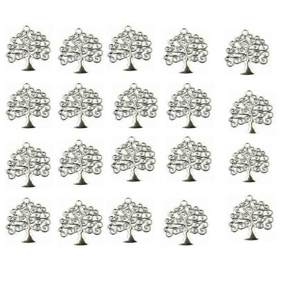 Decorazione per bomboniera 20 ciondolo albero della vita per portaconfetti compleanno comunione laurea - enzoled