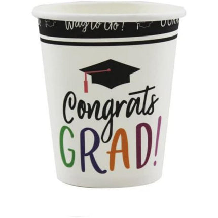 Coordinato per Festa di Laurea Nero 73 pz Piatti Bicchieri tovaglioli tovaglia Decorazione per Party - enzoled
