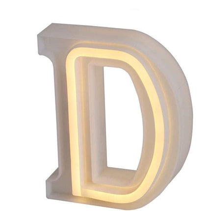 Lettere luminose neon a led luci alfabeto dalla A alla Z luminoso per decorazione casa compleanni nozze festa bar eventi luce calda - enzoled