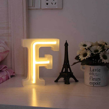 Lettere luminose neon a led luci alfabeto dalla A alla Z luminoso per decorazione casa compleanni nozze festa bar eventi luce calda - enzoled