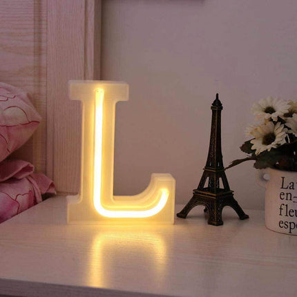 Lettere luminose neon a led luci alfabeto dalla A alla Z luminoso per decorazione casa compleanni nozze festa bar eventi luce calda - enzoled