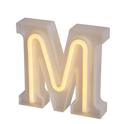 Lettere luminose neon a led luci alfabeto dalla A alla Z luminoso per decorazione casa compleanni nozze festa bar eventi luce calda - enzoled