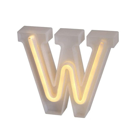 Lettere luminose neon a led luci alfabeto dalla A alla Z luminoso per decorazione casa compleanni nozze festa bar eventi luce calda - enzoled
