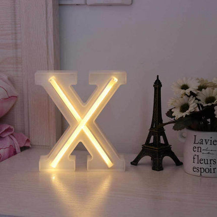Lettere luminose neon a led luci alfabeto dalla A alla Z luminoso per decorazione casa compleanni nozze festa bar eventi luce calda - enzoled