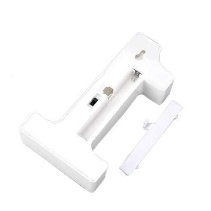 Numero luminoso bianco a LED decorazione per eventi feste compleanni luce calda 3000k 16x3 cm - enzoled