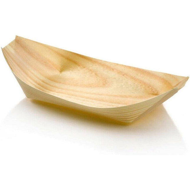 Set 32 barchette in legno per aperitivi buffet ciotola monouso per monoporzioni finger food antipasti - enzoled