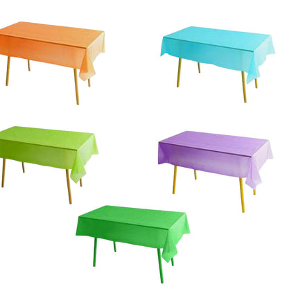 Tovaglia plastificata monouso rettangolare 137x274 cm tovaglie in plastica allestimento tavoli feste (Verde Scuro) Visita lo Store di vet italy - enzoled