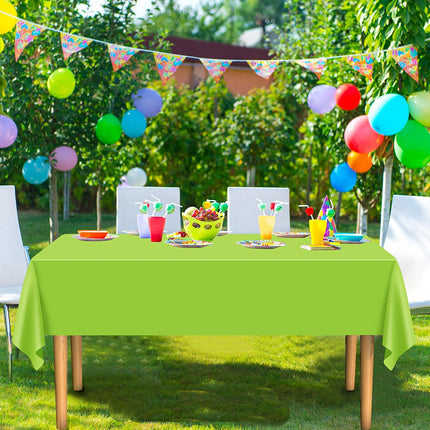 Tovaglia plastificata monouso rettangolare 137x274 cm tovaglie in plastica allestimento tavoli feste (Verde Scuro) Visita lo Store di vet italy - enzoled