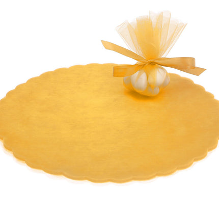 Set 30 veli per confetti bomboniere in organza velo di fate in Tulle Rotondo bordi smussati Matrimoni Battesimi Lauree Confetti - enzoled