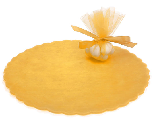 Set 30 veli per confetti bomboniere in organza velo di fate in Tulle Rotondo bordi smussati Matrimoni Battesimi Lauree Confetti - enzoled