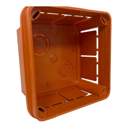 Scatola di derivazione cassetta da incasso con coperchio e viti scatola per apparecchiature elettriche IP40 92x92x45 mm - enzoled