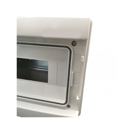 Centralino da parete 8 moduli con portello quadro elettrico a stagno IP65 215x200x105 mm - enzoled