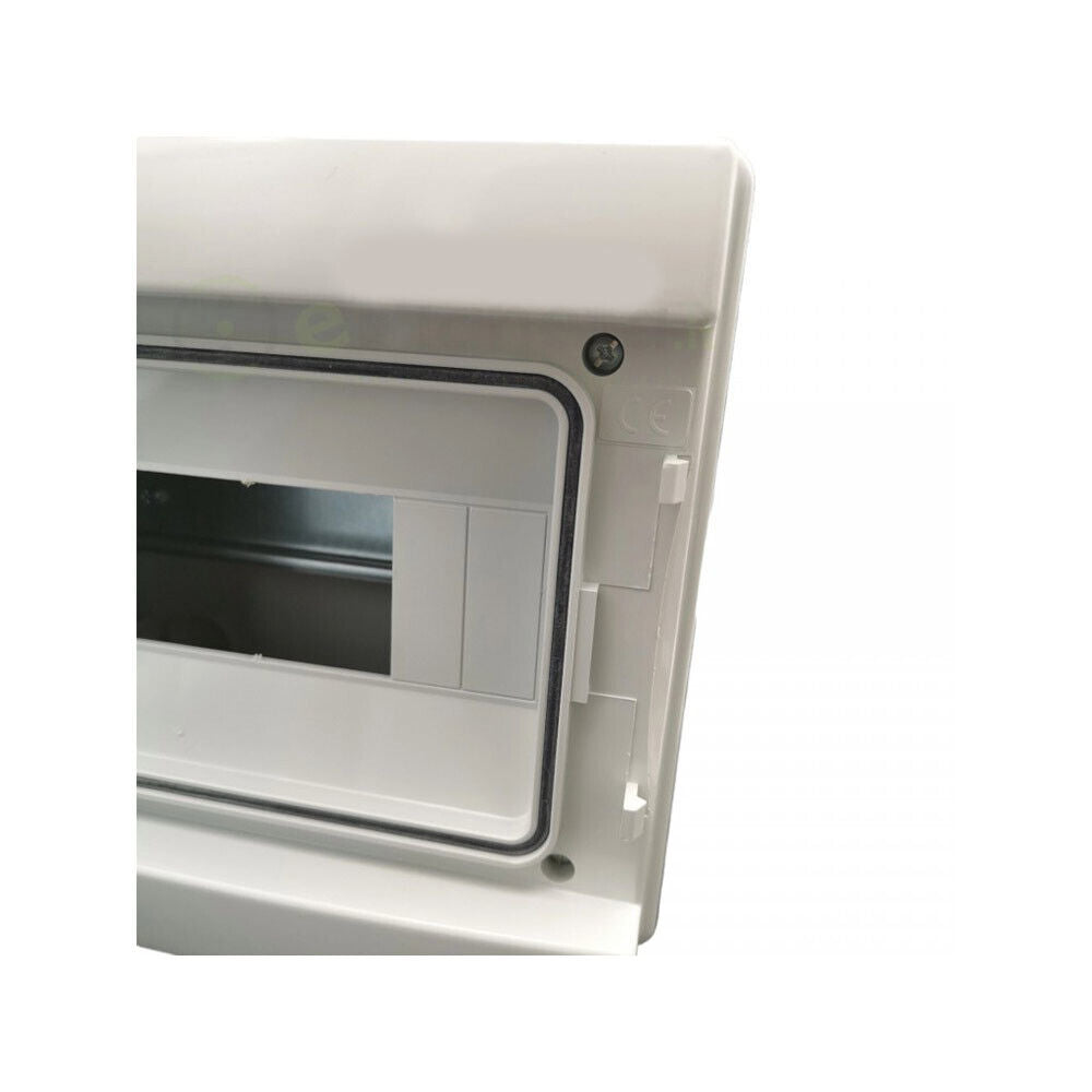 Centralino da parete 8 moduli con portello quadro elettrico a stagno IP65 215x200x105 mm - enzoled