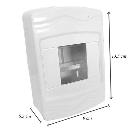 Quadro elettrico centralino DIN 3-4 moduli box scatola per interruttori IP40 - enzoled
