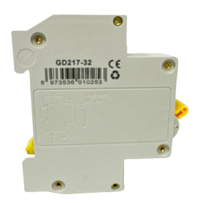 Interruttore automatico magnetotermico differenziale salvavita modulare per quadro elettrico 1P+N 6ka 10 16 20 25 32 ampere - enzoled