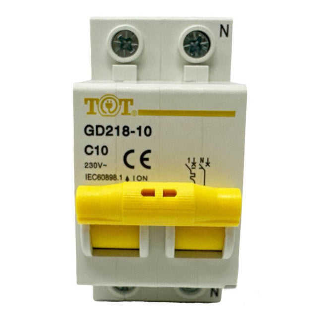 Interruttore automatico magnetotermico differenziale salvavita modulare per quadro elettrico 2P+N 6ka 10 16 20 25 32 40 63 ampere - enzoled