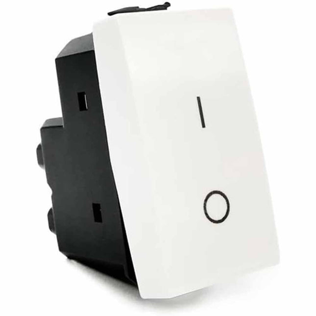 Interruttore bipolare compatibile con matix pulsante luce 16a 250v - enzoled