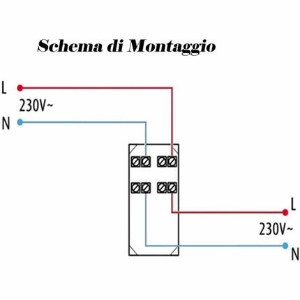 Interruttore bipolare compatibile con matix pulsante luce 16a 250v - enzoled