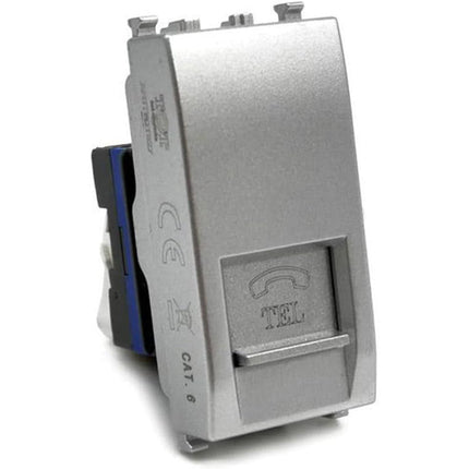 Presa telefonica rj11 compatibile con living light international air modulo connettore per cavo telefono - enzoled