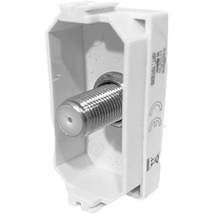 Presa tv a vite satellitare compatibile con living light international air prese femmina da incasso per moduli - enzoled