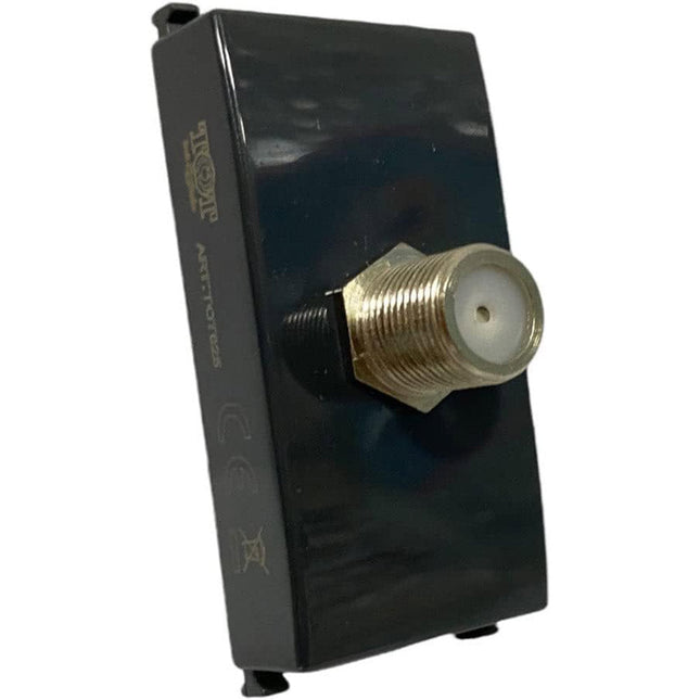 Presa tv a vite satellitare compatibile con living light international air prese femmina da incasso per moduli - enzoled