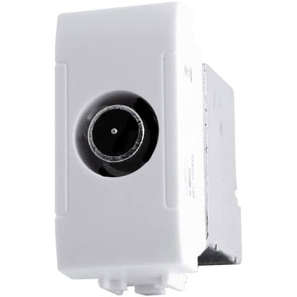 Presa tv derivata compatibile con living light international air connettore maschio prese da incasso per moduli - enzoled