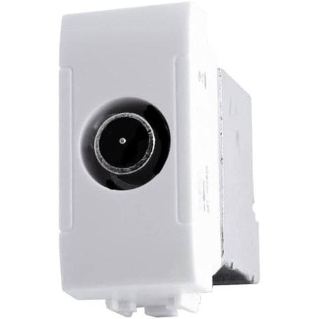 Presa tv derivata compatibile con living light international air connettore maschio prese da incasso per moduli - enzoled