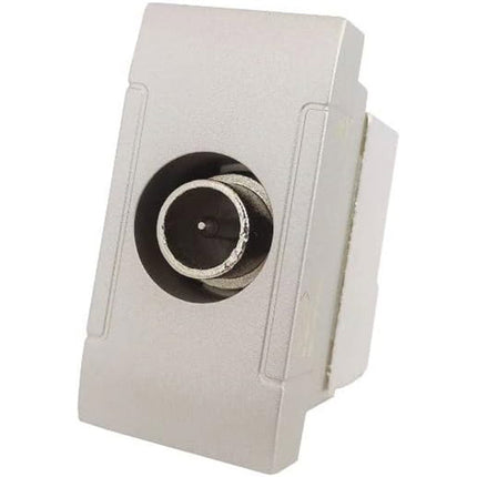 Presa tv derivata compatibile con living light international air connettore maschio prese da incasso per moduli - enzoled