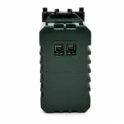 Modulo presa USB da muro per placca cassetta 503 compatibile con matix 5V - enzoled