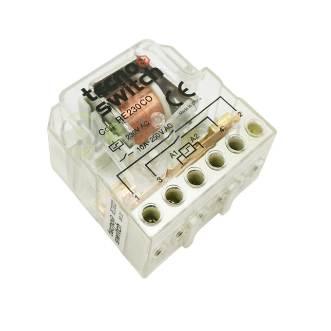 Relè interruttore impulsi elettromeccanico con circuito bobina separata 2 contatto 1no 230V 10A - enzoled