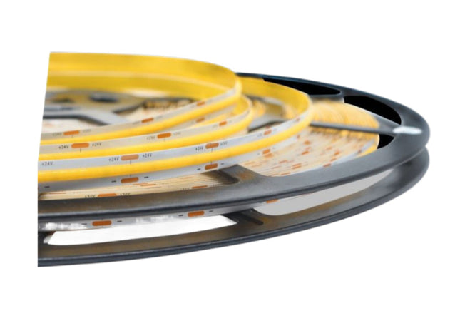 Strisce LED 24V 6500K (bianco freddo) - 50m, PVC flessibile 8mm - Illuminazione professionale enzoled
