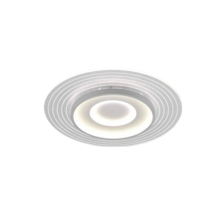 Lampada Soffitto 38W 4000K Bianca, Ferro Verniciato Alluminio Acrilico PVC - Illuminazione Casa enzoled